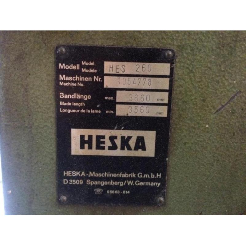 HESKA bandzaagmachine