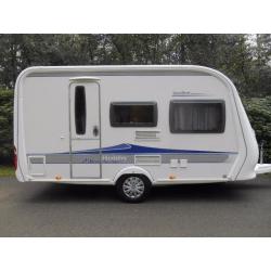 Hobby Excellent 400 SF Voortent Luifel Nieuwe Banden BJ 2009