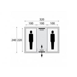 Safarica Chicco 2 persoons Tunneltent (vis a vis) 2016 NIEUW