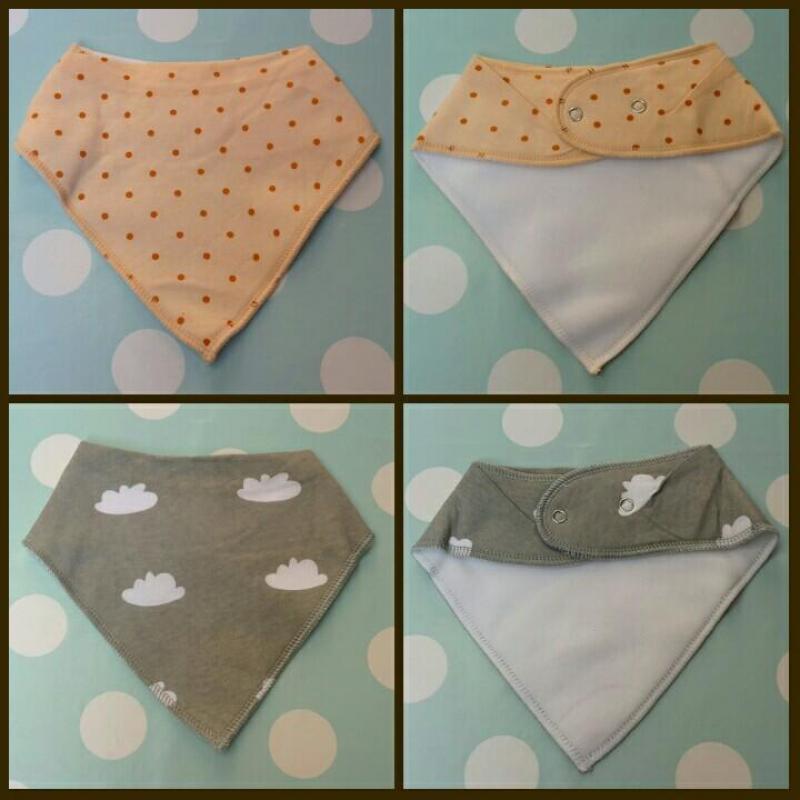 Stoere baby bib kwijlslab bandana slabber nieuw