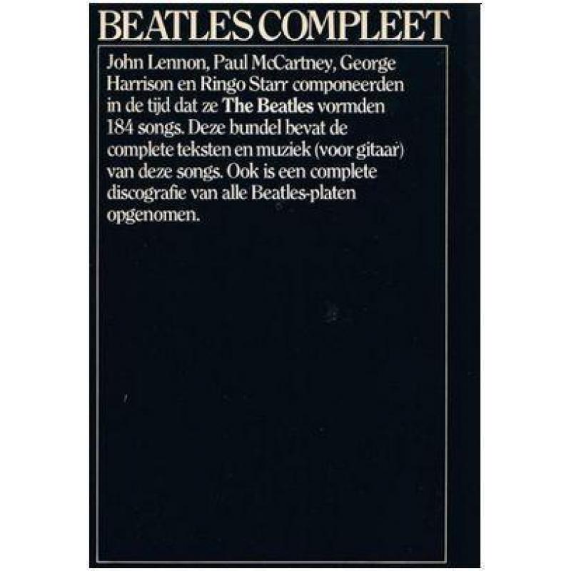 Gitaar: BEATLES COMPLEET-184 songs met bladmuziek!AANRADER