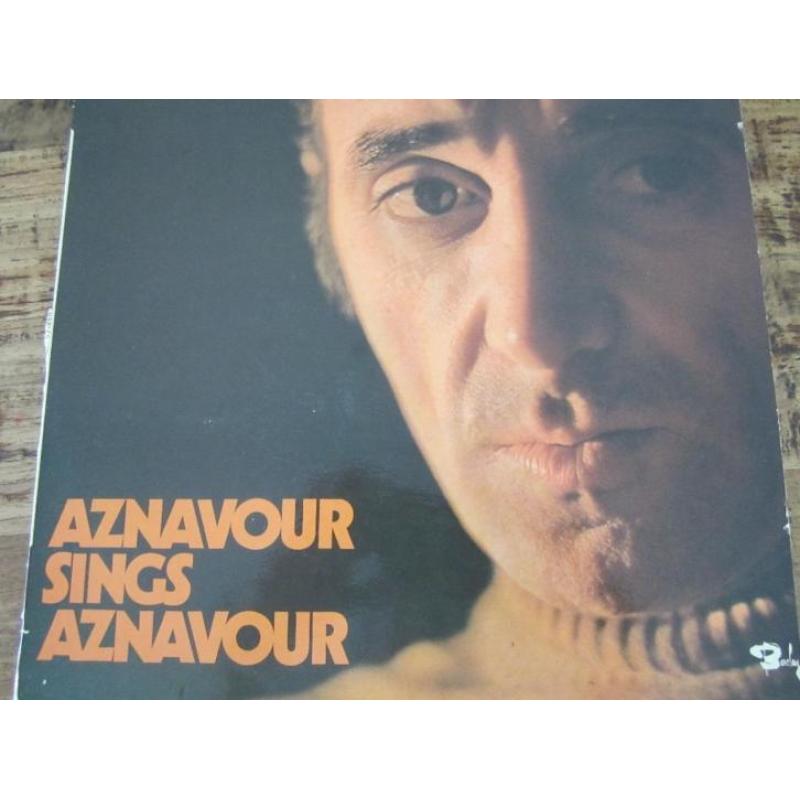 LP Charles Aznavour Sings Aznavour