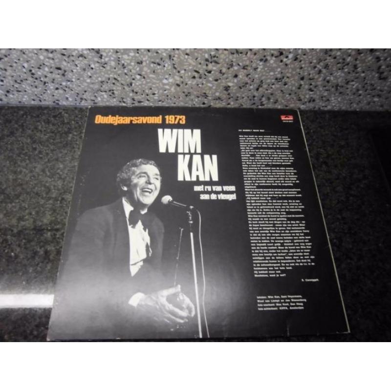 Mooie cabaret LP Wim kan Oudejaars conferance 1973