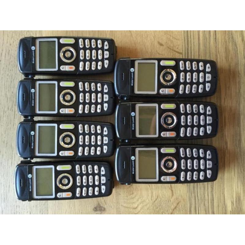 8x Alcatel Lucent 300/D300 DECT met lader