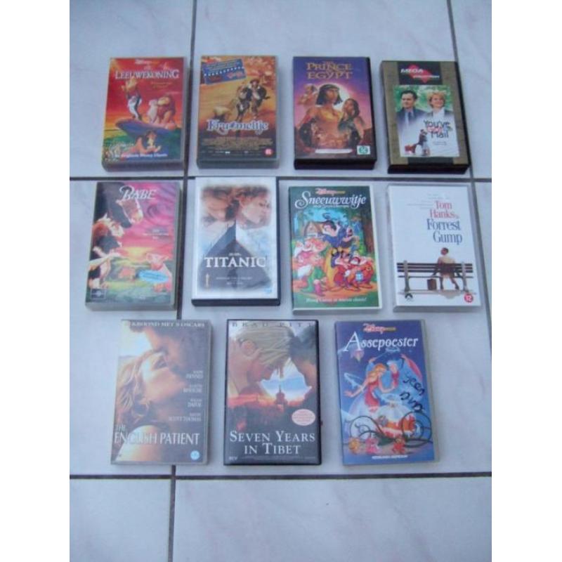 Films op video - Disney en andere TOPfilms