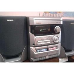 Aiwa NSX X 112 inclusief boxen