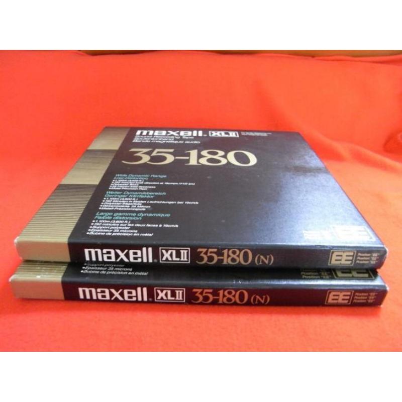 2 x Maxell XLII 35-180 EE n.a.b. als nieuw.