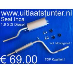 Uitlaat Seat Inca 1.9 SDI € 29,95 Voorraad