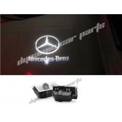 GRATIS VERZEND Mercedes A B C E Klasse GL ML LED Deur Logo