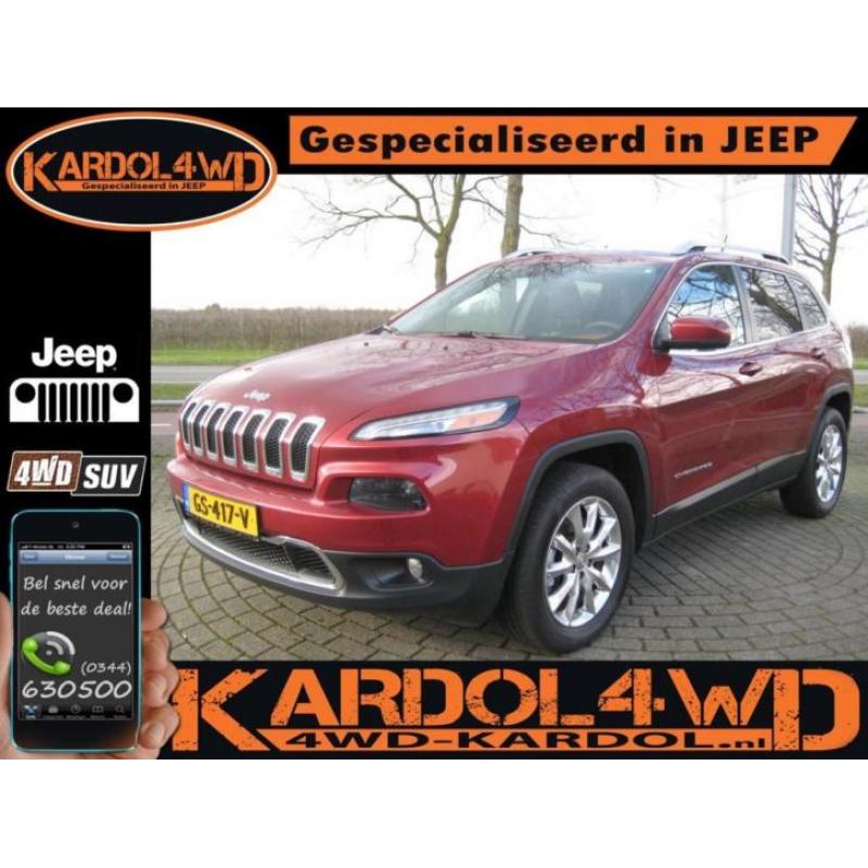 Jeep Cherokee 2.4 4WD Limited Aut. (bj 2014, automaat)