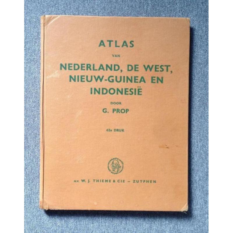 Atlas Nederland, De West, Nieuw Guinea en Indonesie Indie