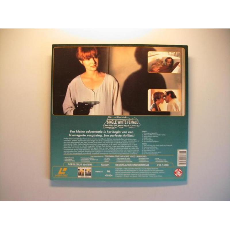 LASERDISC Single White Female ( NL Ondertitels ! )