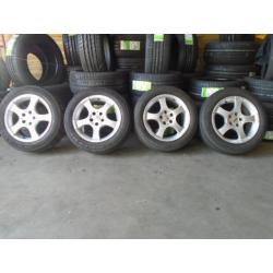 15" lm velgen/zomerbanden st. 5 x 100 seat, vw, skoda...