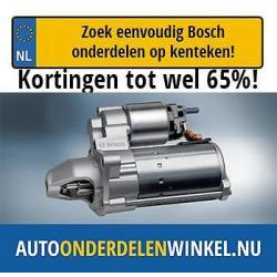 Bosch startmotor of dynamo nodig? Kortingen tot wel 65%