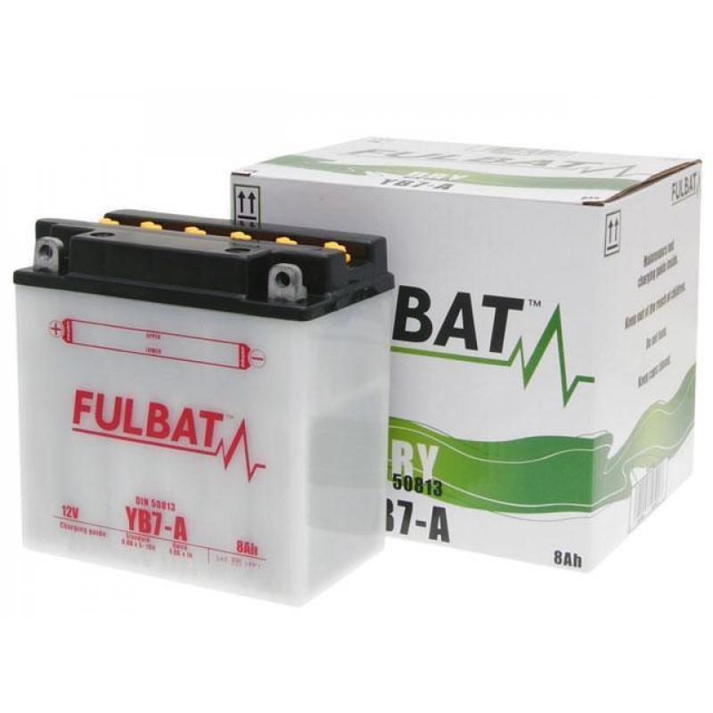 Accu Fulbat YB7-A DRY 12V 8Ah (Inclusief zuurpakket)