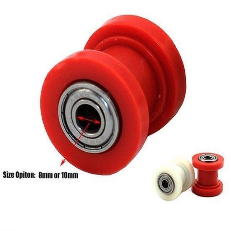 8mm or 10mm Chain Roller Tensioner Pulley Wheel Guide Spr...