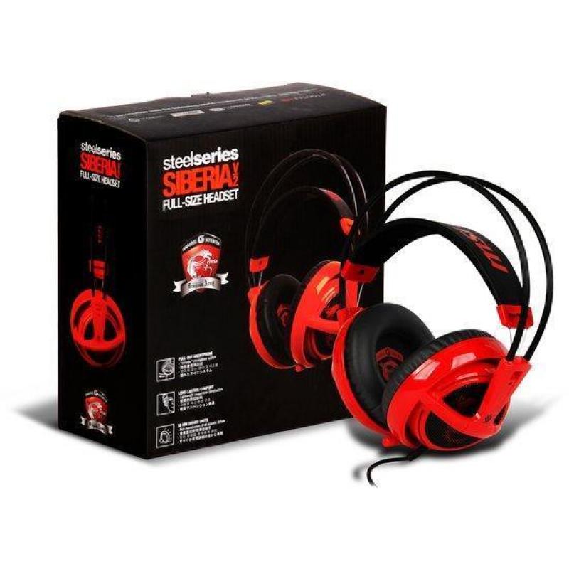 SteelSeries Siberia V2 Headset - MSI Gaming Edition - Dra...