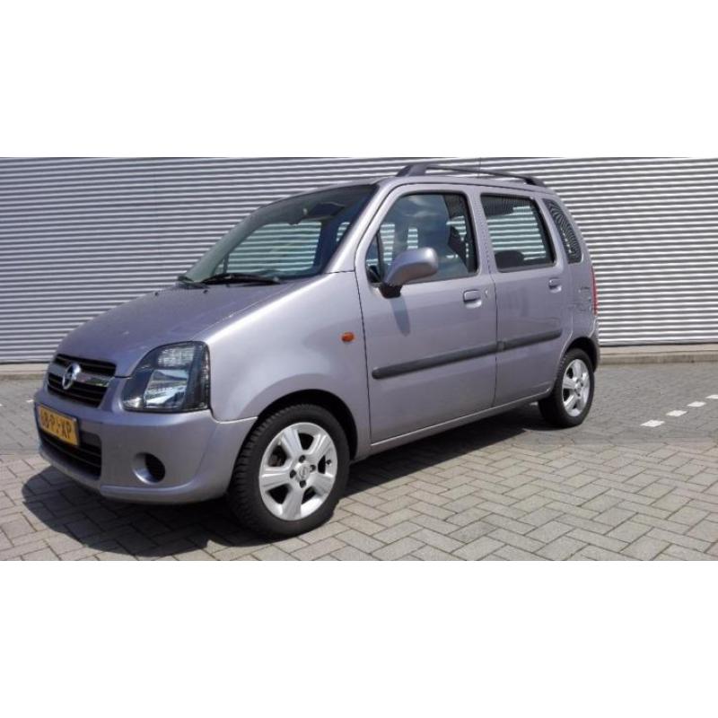 Opel Agila 1.2 I 16V 2004 Paars APK juni 2017 Goede auto.