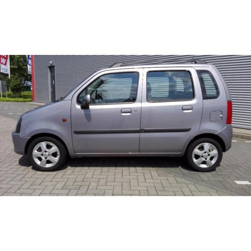 Opel Agila 1.2 I 16V 2004 Paars APK juni 2017 Goede auto.