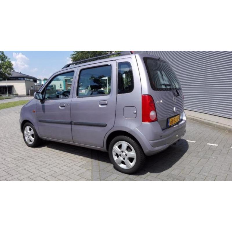 Opel Agila 1.2 I 16V 2004 Paars APK juni 2017 Goede auto.