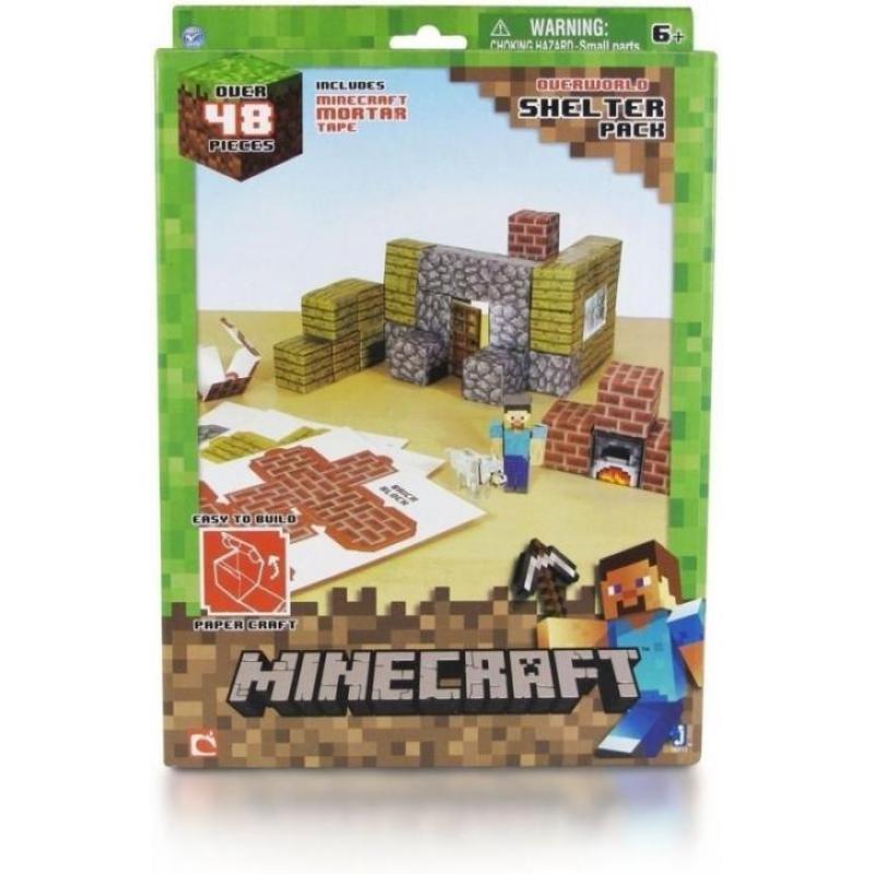 Minecraft Paper Craft Shelter Pack (Merchandise)