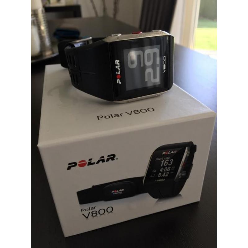 Polar v800 zwart incl borstband