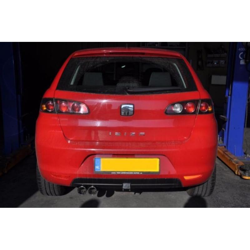 Dubbel RVS Sport uitlaat op maat Seat Ibiza Leon Toledo Inca