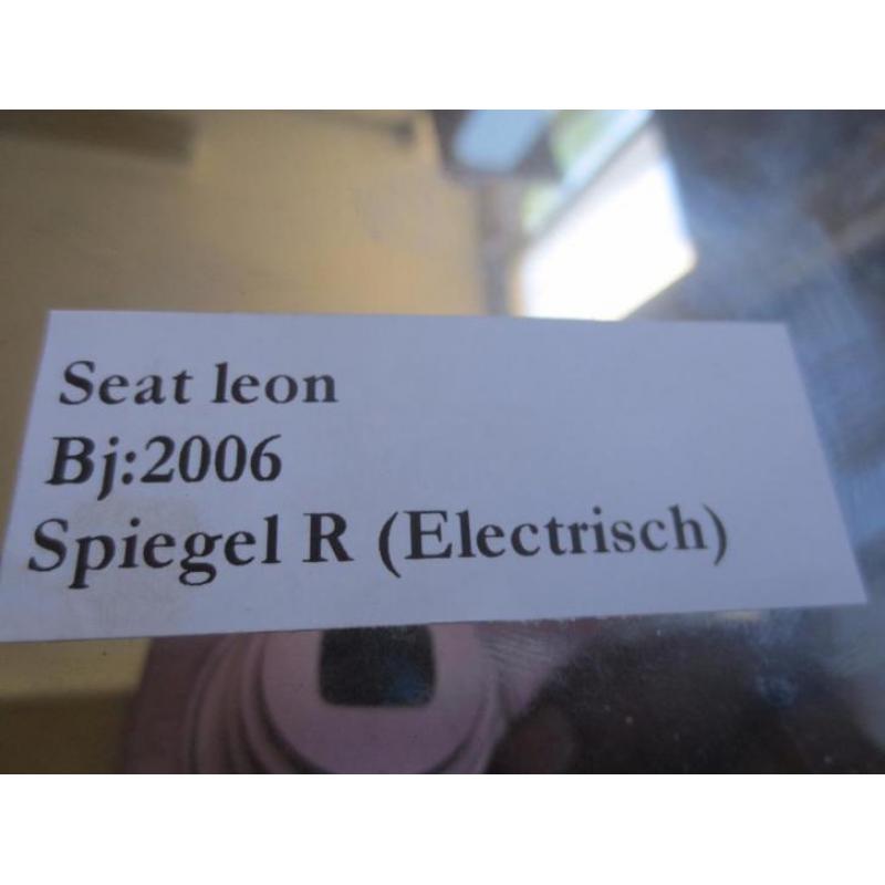 Seat Leon 2006 Elec. bedienbare buitenspiegel Rechtsvoor