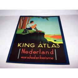 King Atlas Nederland voor school en toerisme. Nieuwstaat.