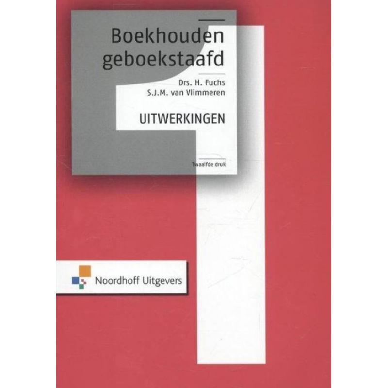 ISBN 978-90-01-8207-8 Boekhouden Uitwerkingen