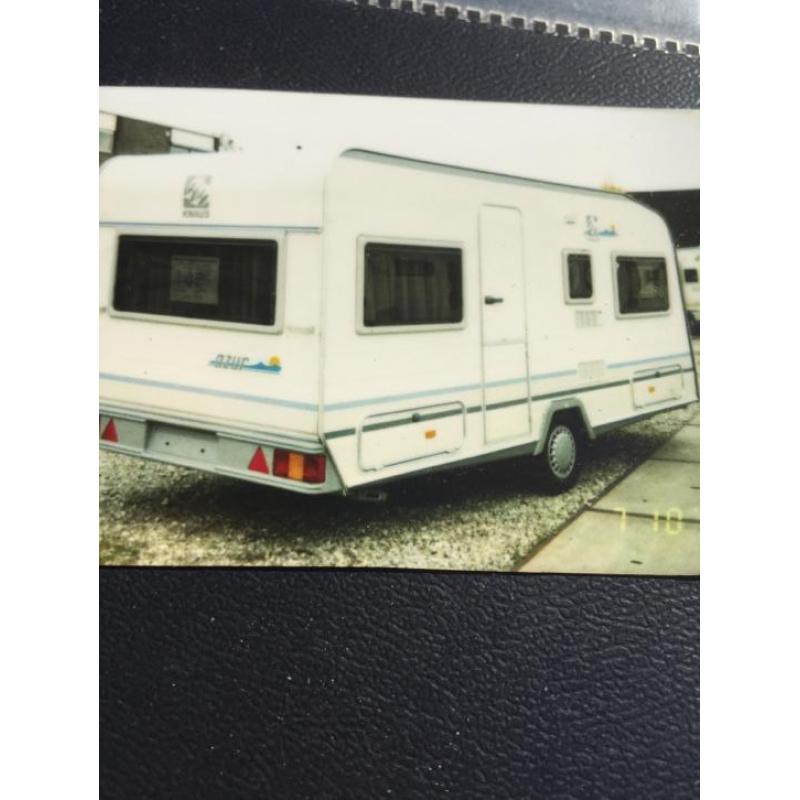 Hele mooie Knaus Azur 450 TU, bj 1995, incl voortent, luifel