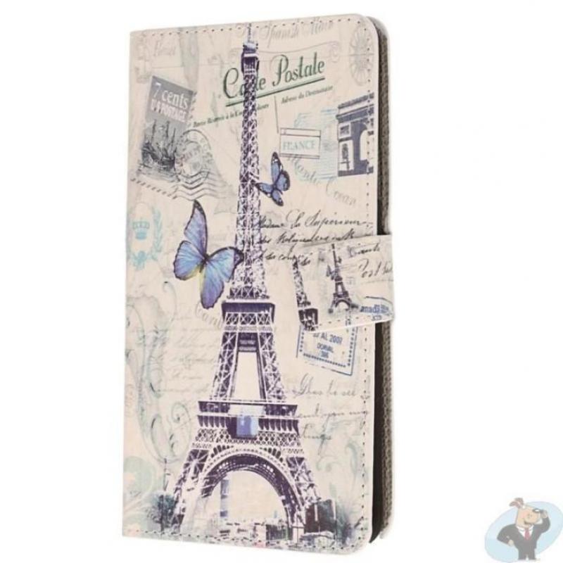 Samsung Galaxy Note 4 Special Portemonnee Hoesje - Blue Pa..