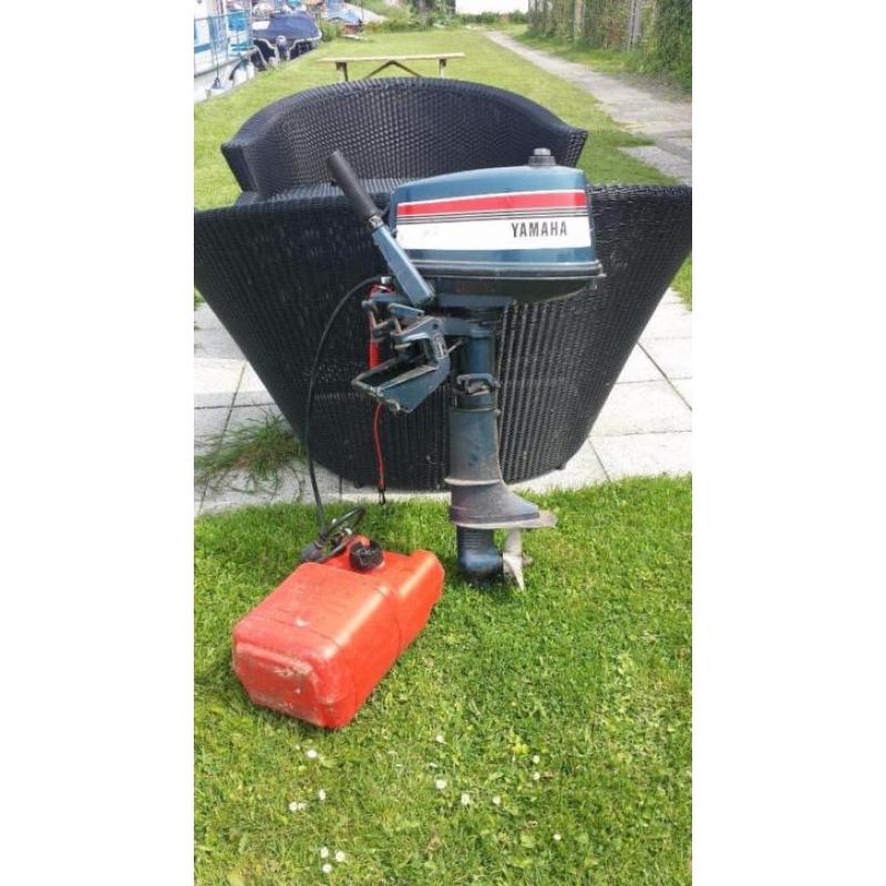 Rubberboot met 5 pk yamaha 2-takt