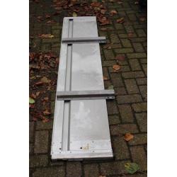 2x aluminium kopschot paneel laadbak klep bakwagen pick up V