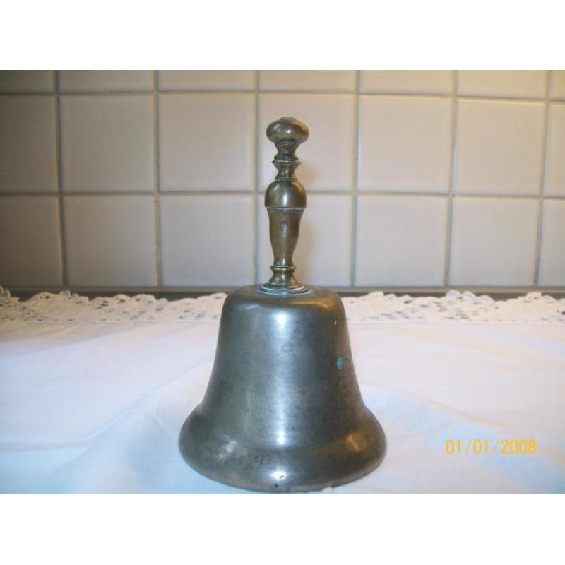 antieke bronzen tafelbel, begin 1900