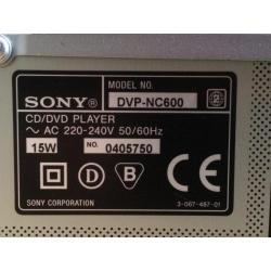 Sony cd/dvd-wisselaar DVP-NC600 | voor 5 cds en/of dvds