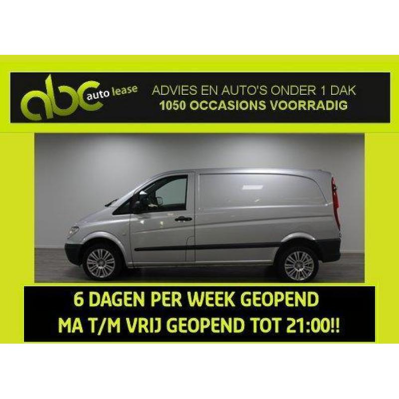 MERCEDES-BENZ VITO 113 CDI Enkel Cabine Airco v.a €139,- PM.