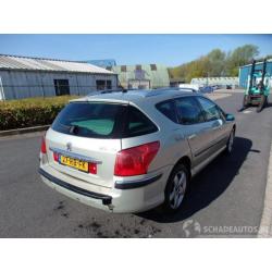 Peugeot 407 SW 2.0 HDI AUTOMAAT LEER GROOT GLAZEN DAK NAVI C