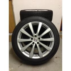 Set 20 inch velgen (Platin P66 ) + banden 275/40R20 106V XL