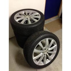 Set 20 inch velgen (Platin P66 ) + banden 275/40R20 106V XL