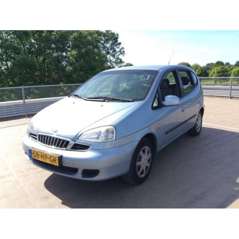 Daewoo Tacuma 1.8 SE Bj 2001 Kl Blauw MeT DiV Opties.