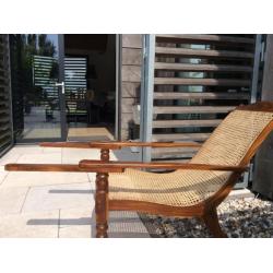 Originele koloniale lounge stoelen, leuk voor op een veranda