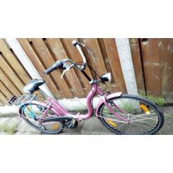 Mooie vouwfiets 24 inch lage instap,6versnelling,verlichting