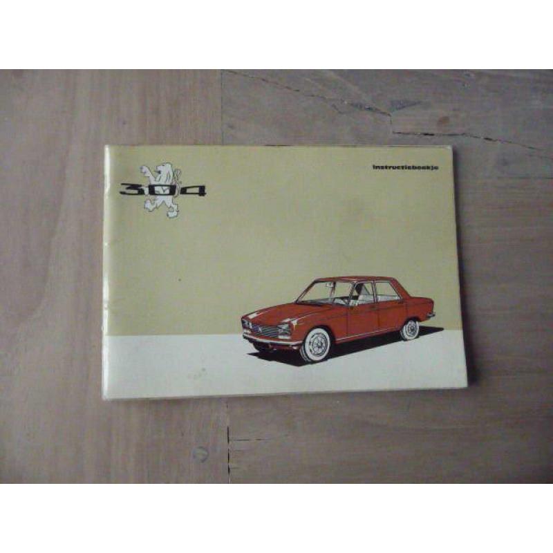 Instructieboek Peugeot 304