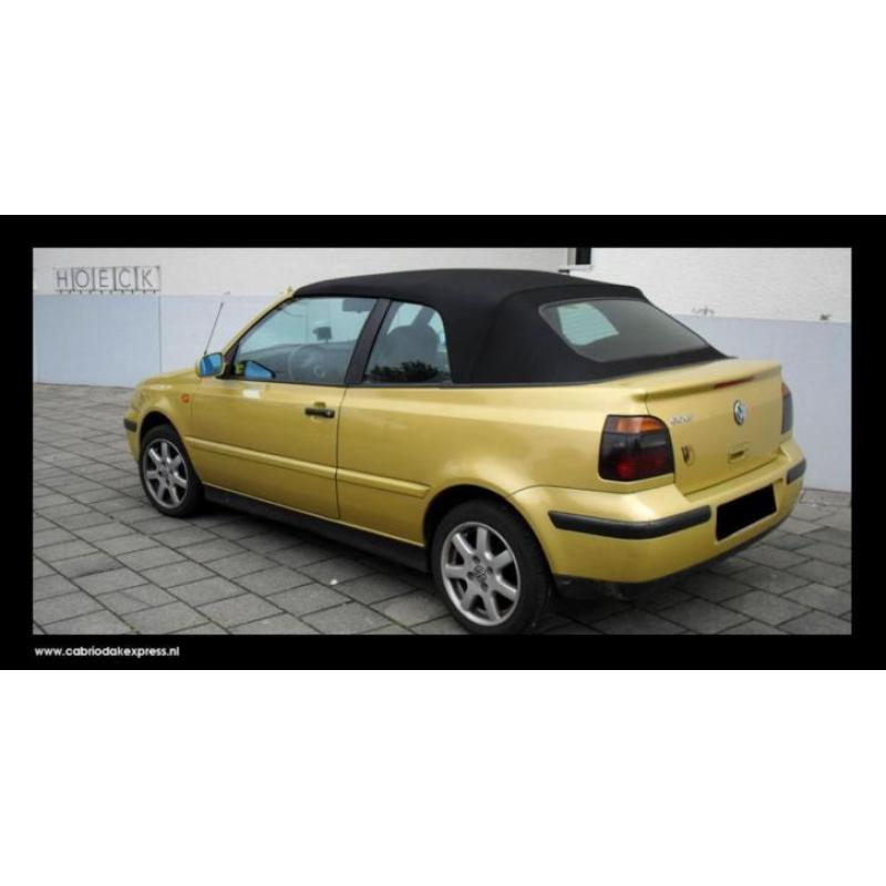 Volkswagen GOLF 4 Cabriodak dak + montage softtop 499,- kap