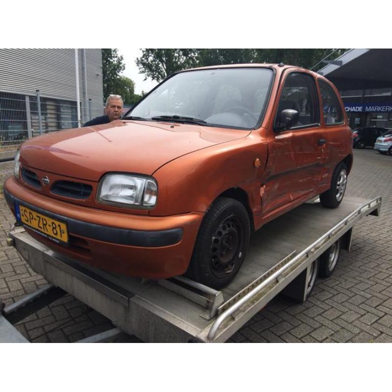 Micra met rijbareschade