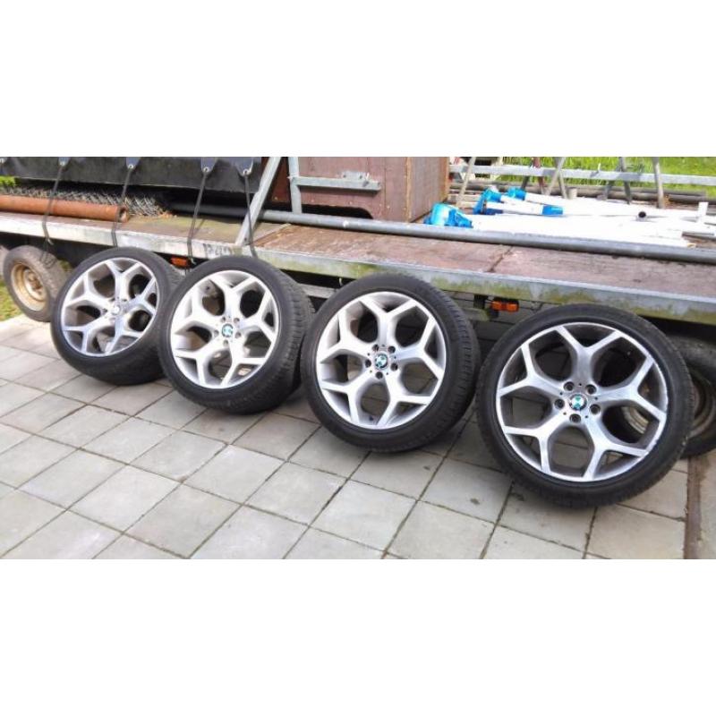 20 inch breedset velgen voor o.a. bmw X5 met banden