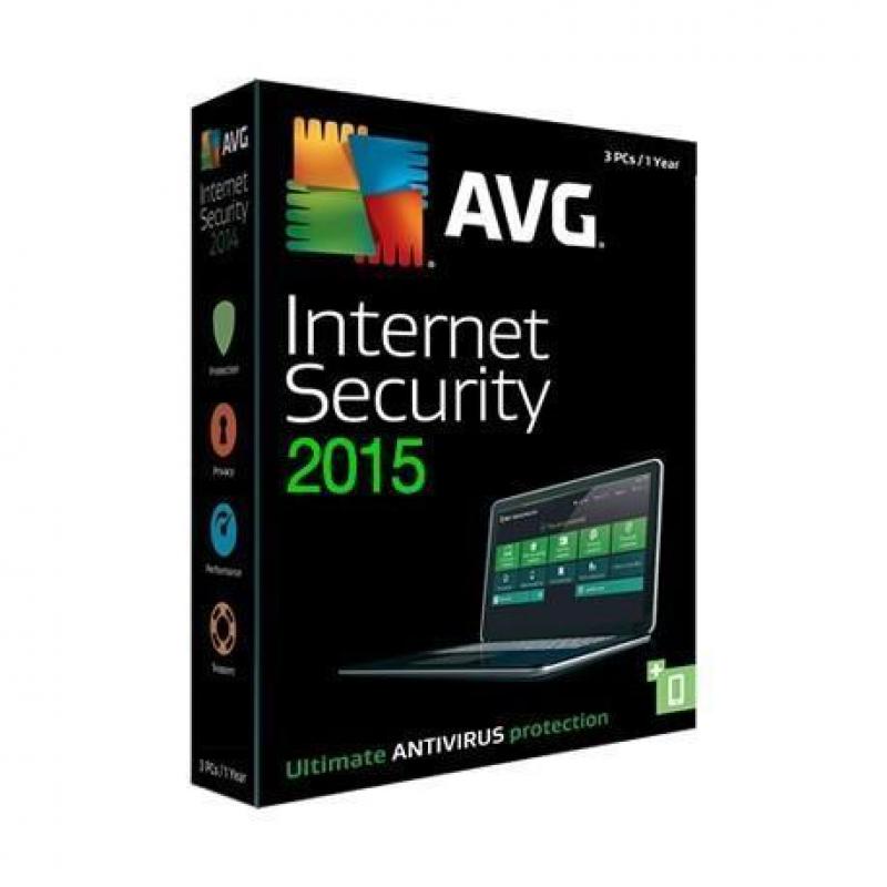 AVG Internet Security 2015 3 computers (2 years)