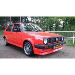 Volkswagen Golf 1.8 C 1986 Rood Orgineel BBS uitvoering.