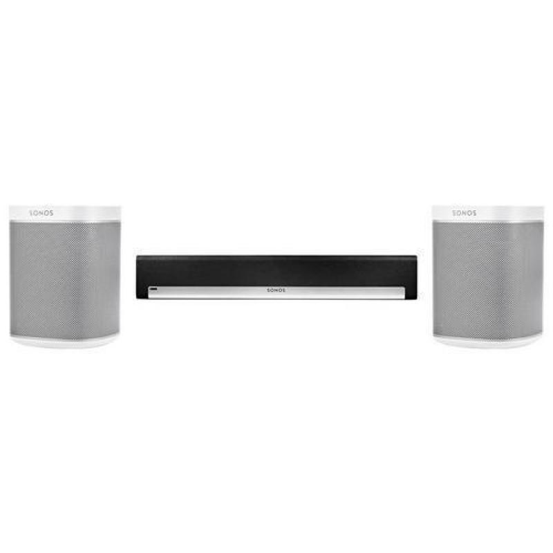 Sonos Playbar met 2 stuks PLAY:1 Draadloos muzieksysteem